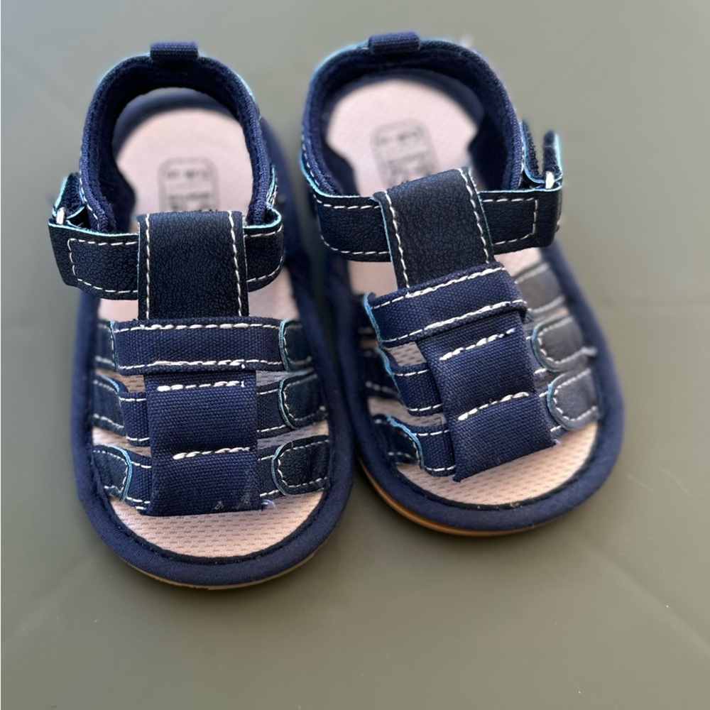 Kids Navy Blue Sandals